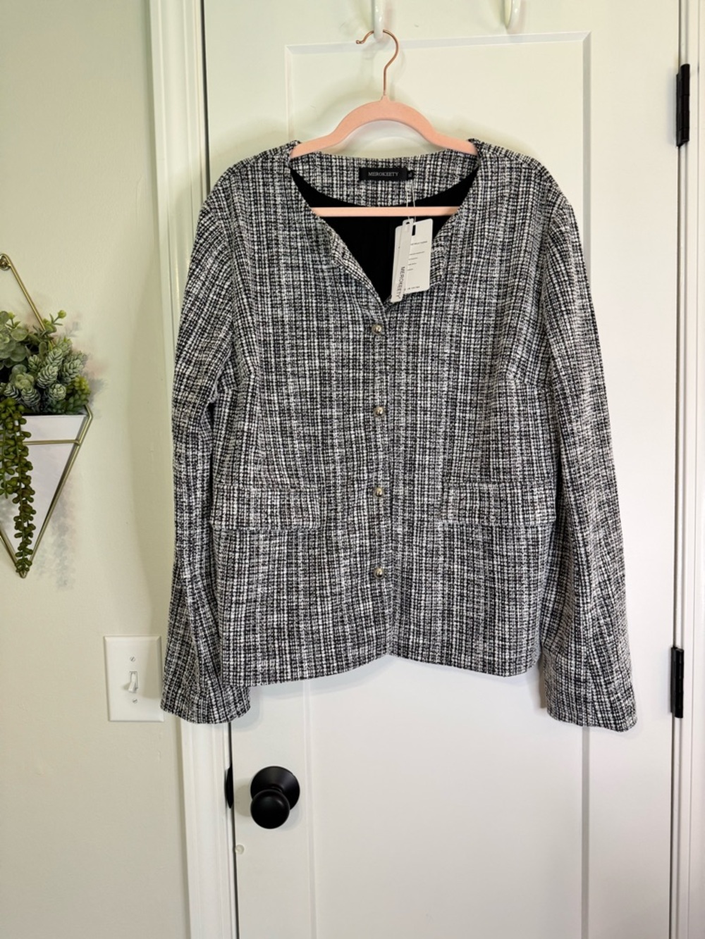 Merokeety Tweed Lady Jacket